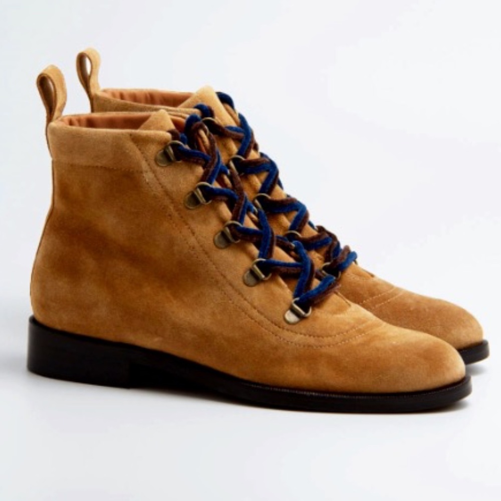 Brown Naguisa RASO suede hiker ankle boots 39